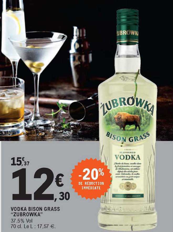 vodka bison grass "zubrowka"