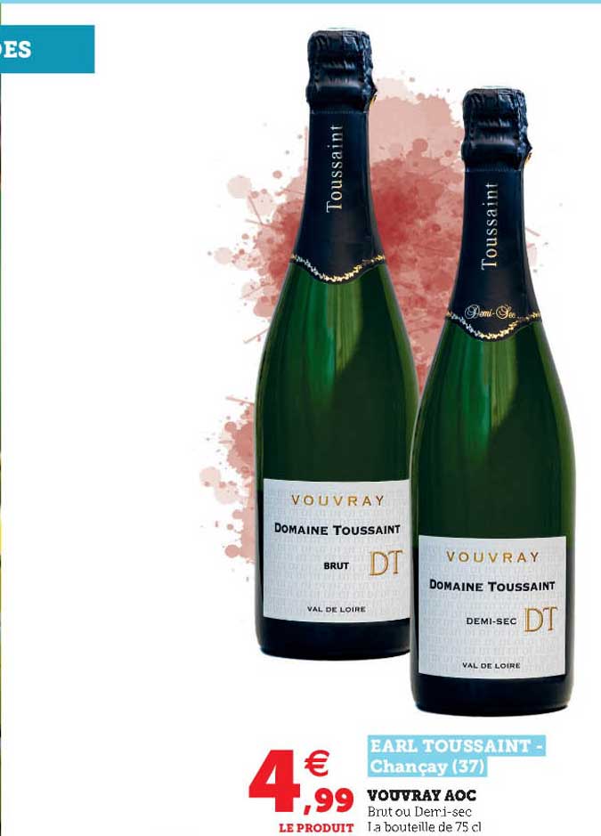 Vouvray Aoc Brut Ou Demi-sec