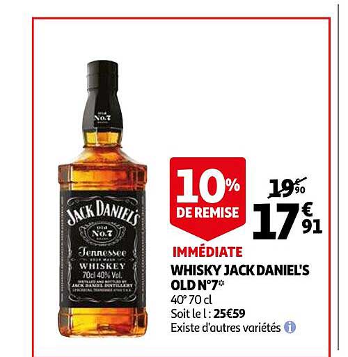Whisky Jack Daniel's Old N°7