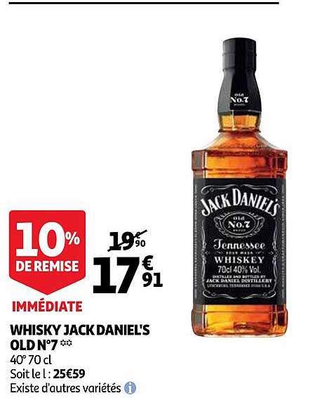 whisky jack daniel's old n°7