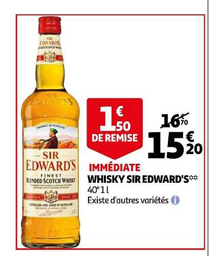 whisky sir edward's