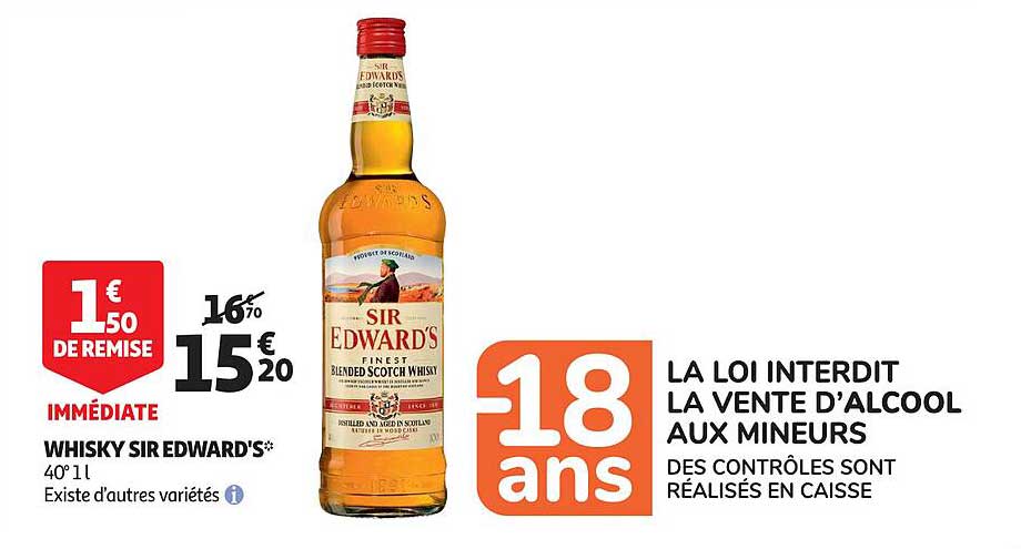 whisky sir edward's