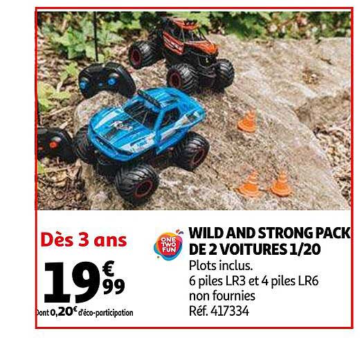 Wild And Strong Pack De 2 Voitures 1-20