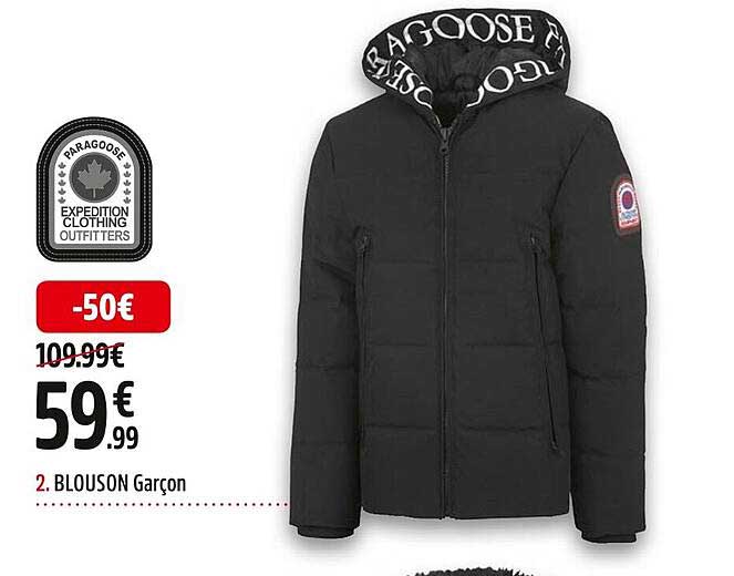 blouson garçon expedition clothing outfitters