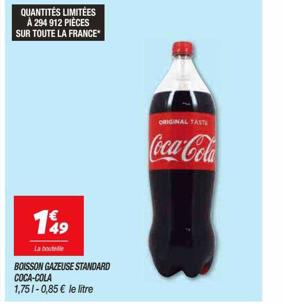 boisson gazeuse standard coca-cola