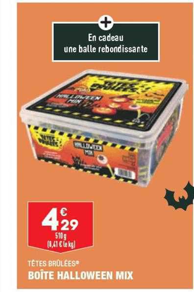 boîte halloween mix têtes brûlées