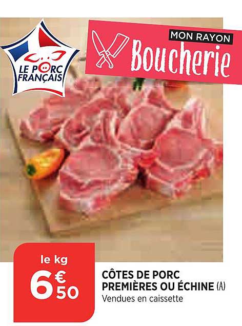 Côtes De Porc Premières Ou échine