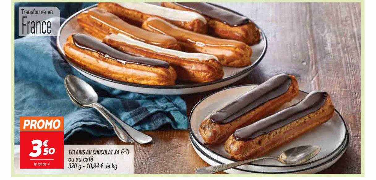 éclairs Au Chocolat X4
