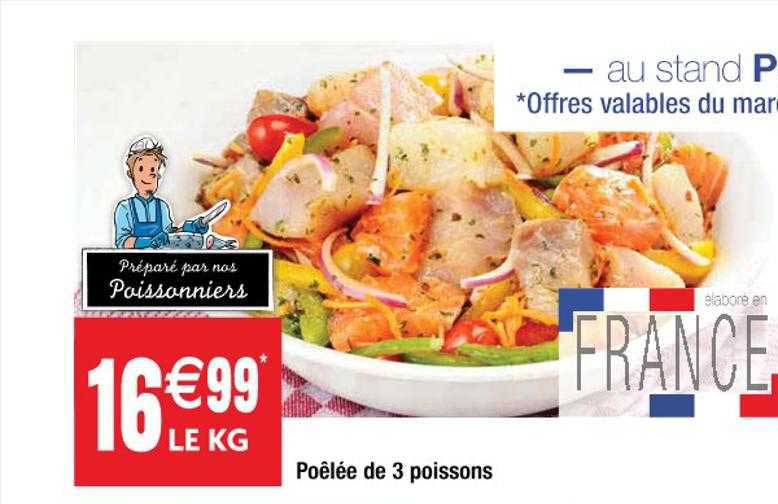 Poêlée De 3 Poissons