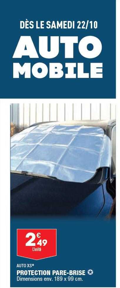protection pare-brise auto xs