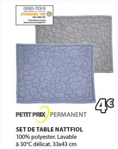 Set De Table Nattfiol
