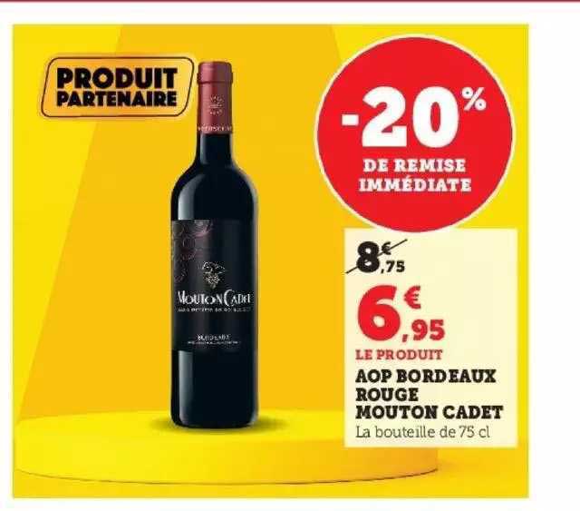 aop bordeaux rouge mouton cadet