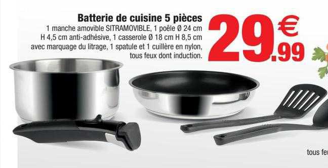 Batterie De Cuisine 5 Pièces