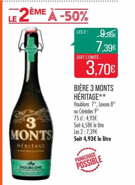 bière 3 monts héritage