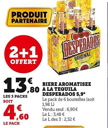 bière aromatisée à la tequila desperados 5,9°