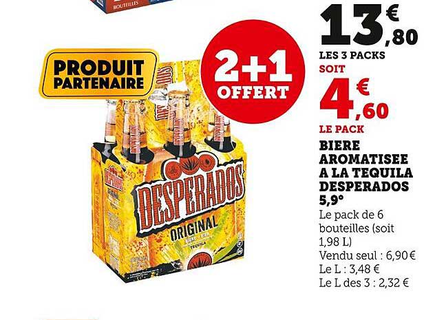 bière aromatisée à la tequila desperados 5,9°