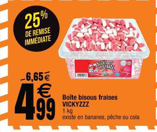 boîte bisous fraises vickyzzz