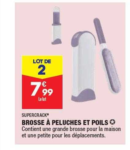 Brosse à Peluches Et Poils Supercrack