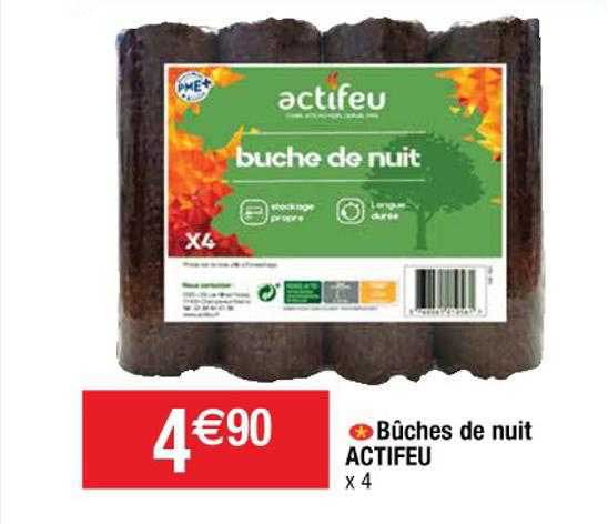 Bûches De Nuit Actifeu