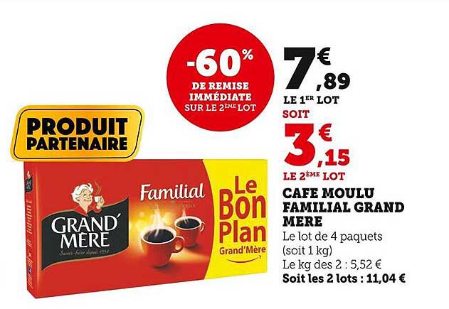 café moulu familial grand mère