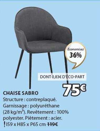 Chaise Sabro