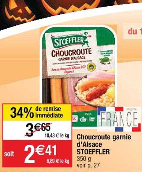 Choucroute Garnie D'alsace Stoeffler