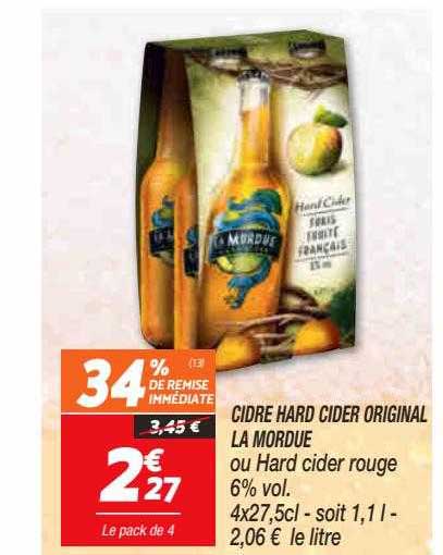 cidre hard cider original la mordue