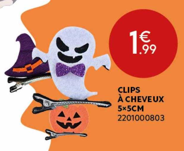 clips à cheveux 5x5 cm