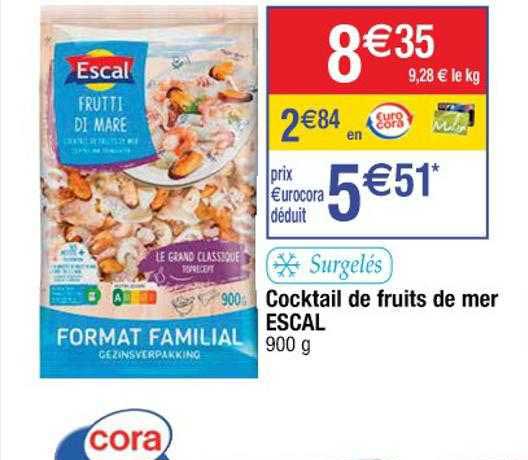 Cocktail De Fruits De Mer Escal