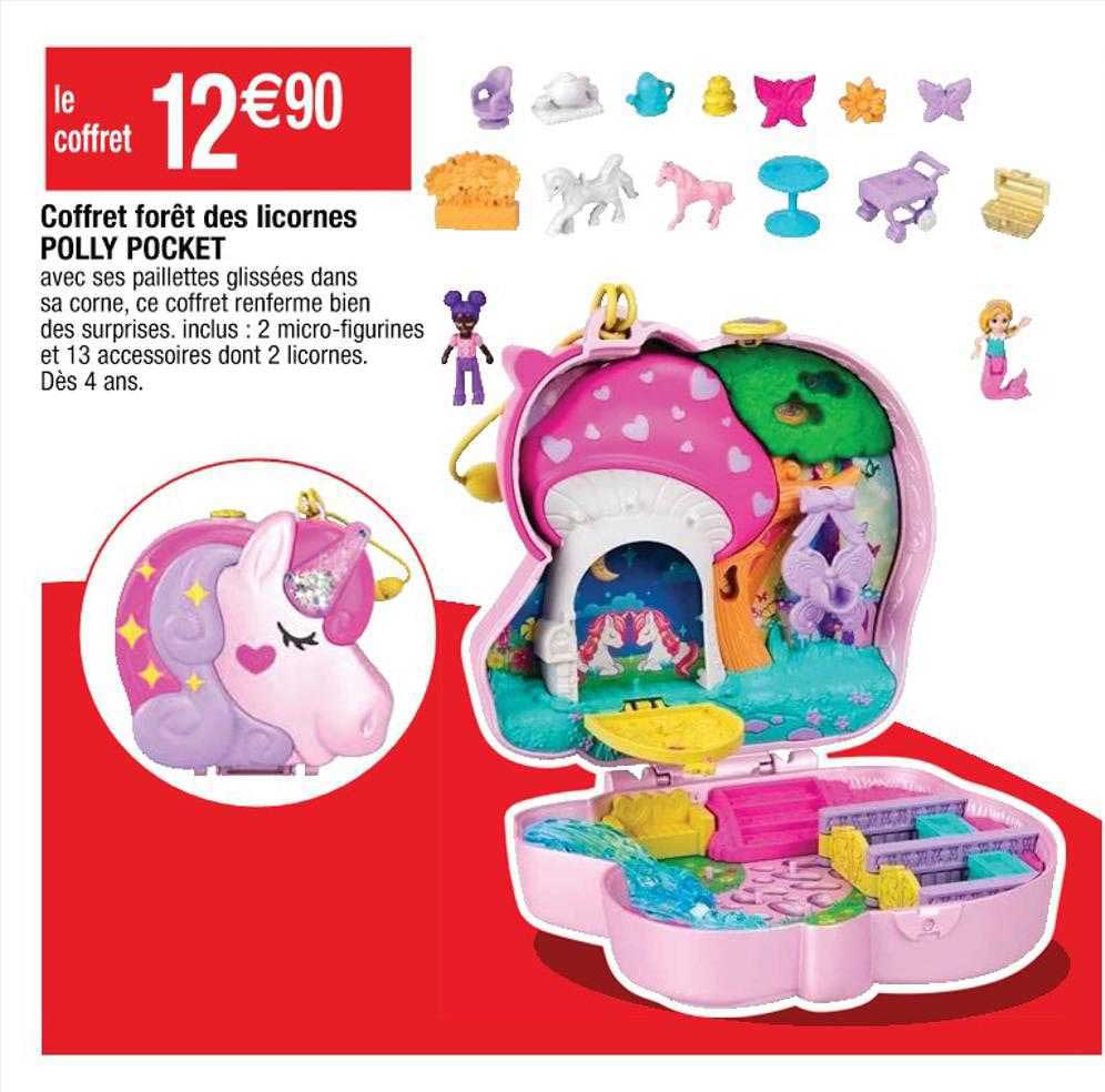 coffret forêt des licornes polly pocket