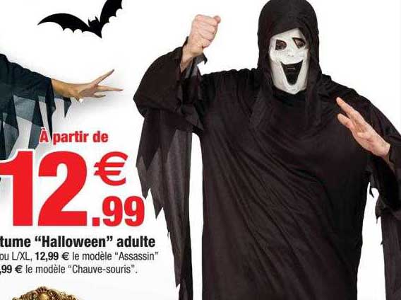 costume "halloween" adulte
