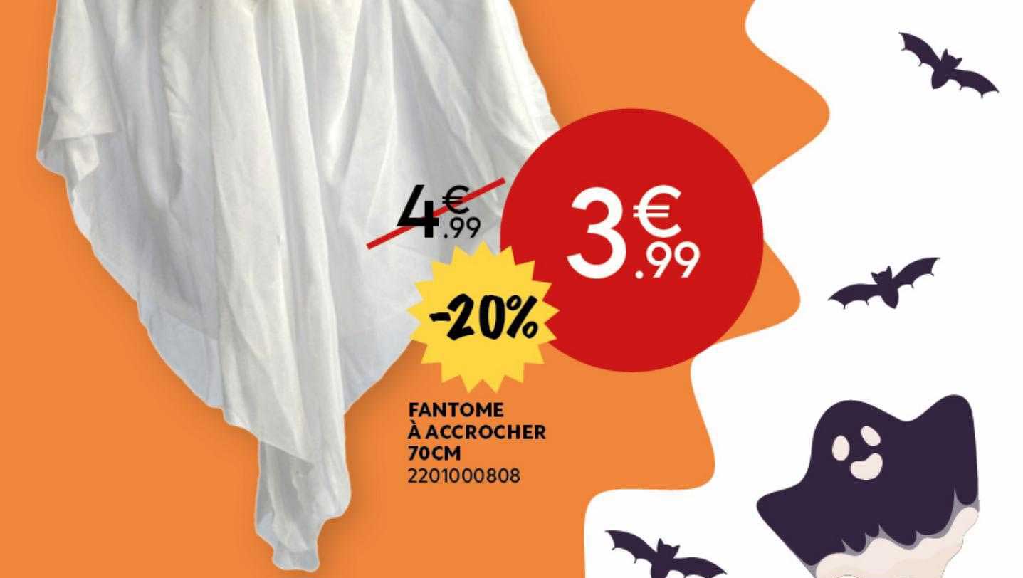 fantôme à accrocher 70 cm