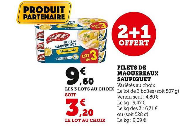 Filets De Maquereaux Saupiquet