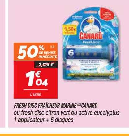 fresh disc fraîcheur marine canard