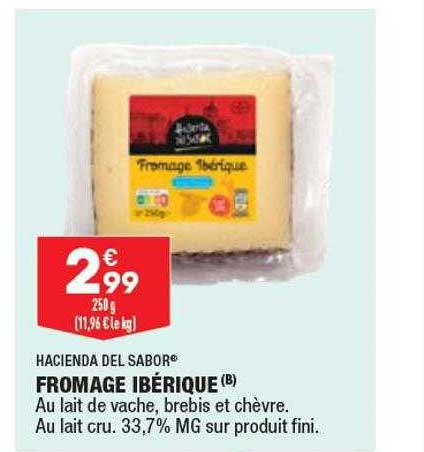 fromage ibérique hacienda del sabor