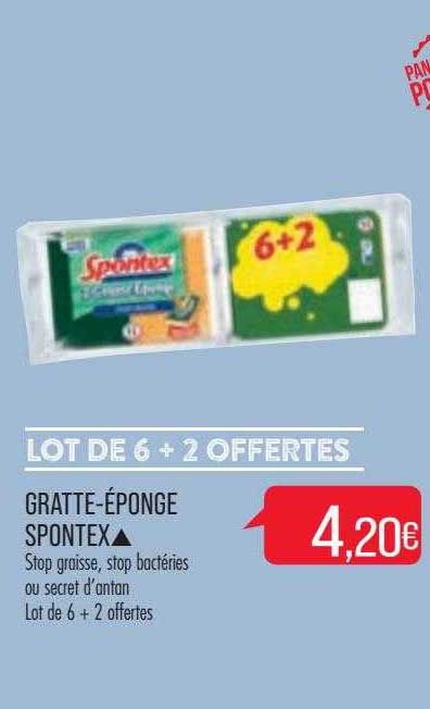 gratte-éponge spontex