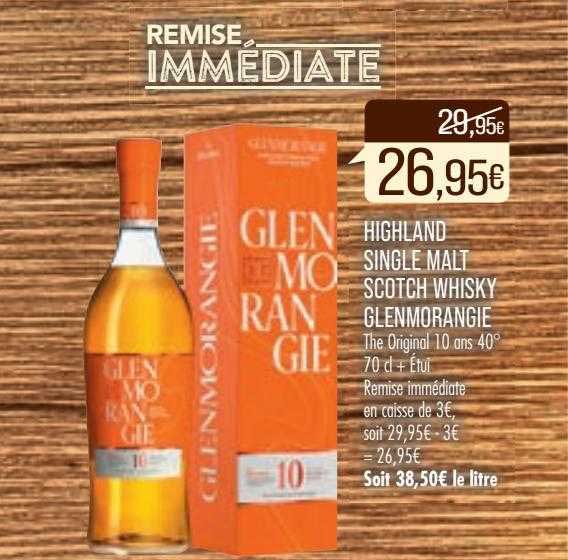 highland single malt scotch whisky glenmorangie