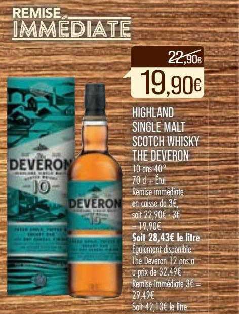 highland single malt scotch whisky the deveron
