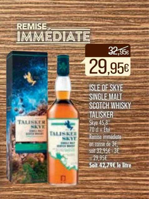 isle of skye single malt scotch whisky talisker