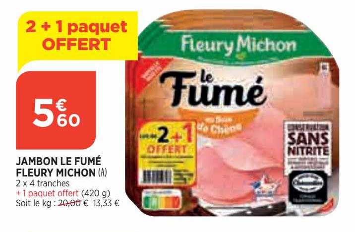 jambon le fumé fleury michon