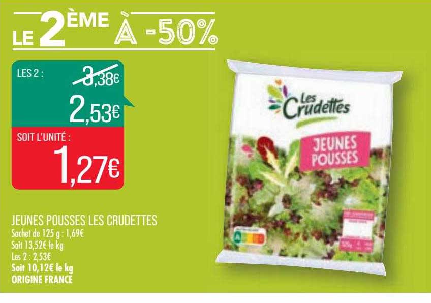 jeunes pousses les crudettes