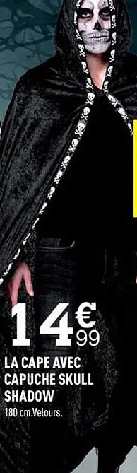la cape avec capuche skull shadow
