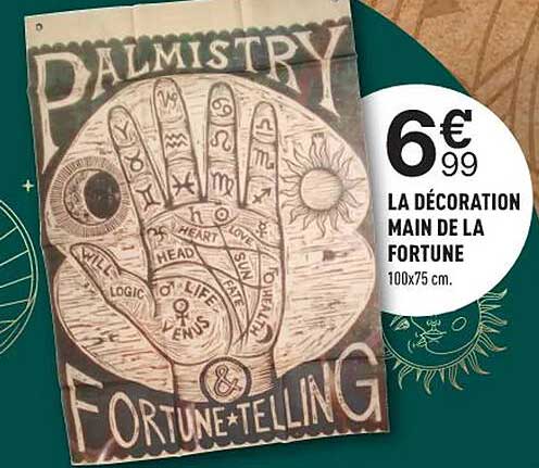 la décoration main de la fortune