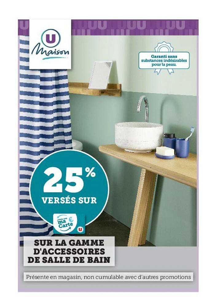 la gamme d'accessoires de salle de bain