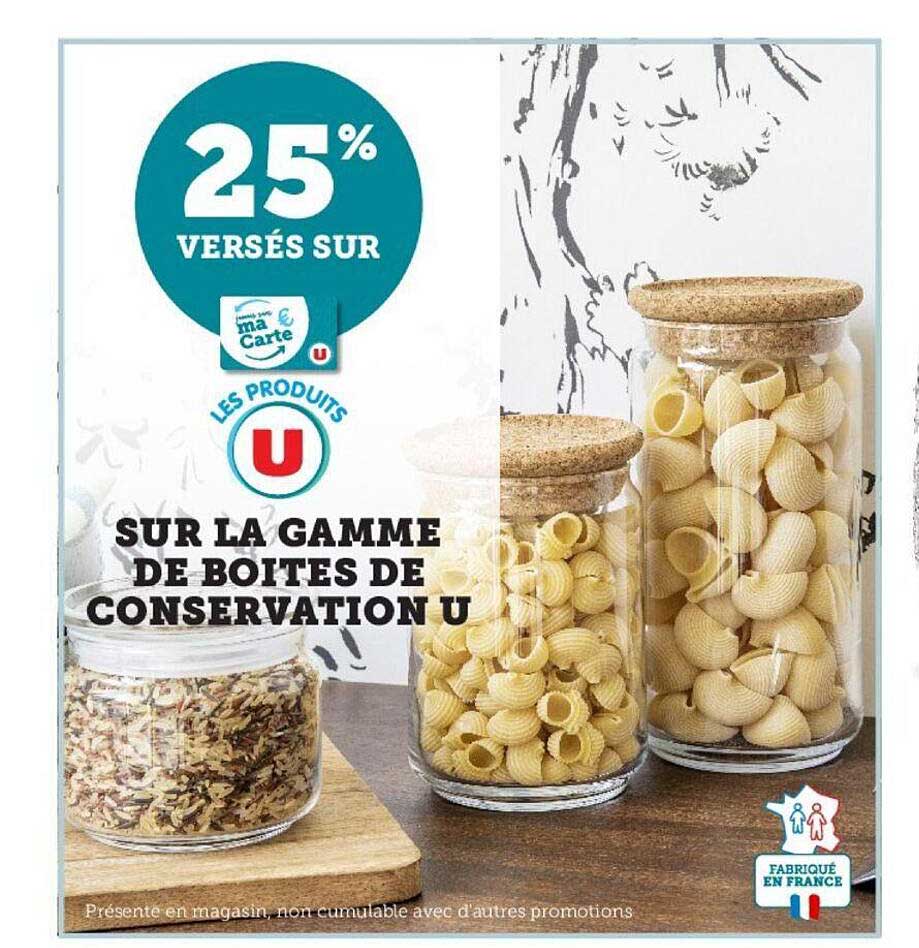 La Gamme De Boîtes De Conservation U