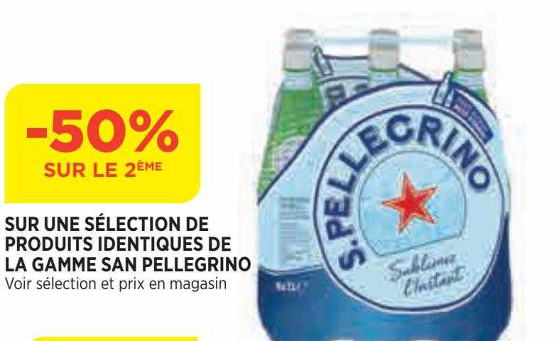 la gamme san pellegrino