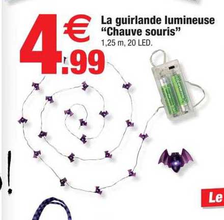 La Guirlande Lumineuse "chauve Souris"