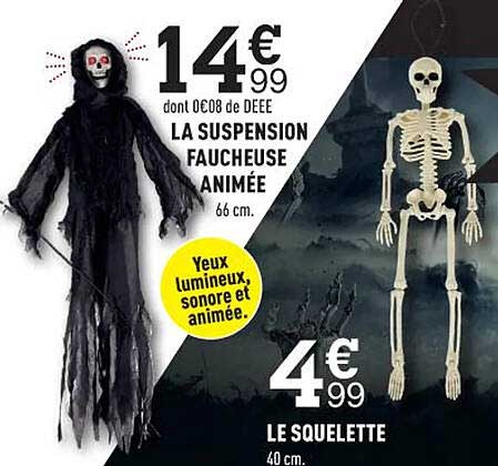 la suspension faucheuse animée, le squelette