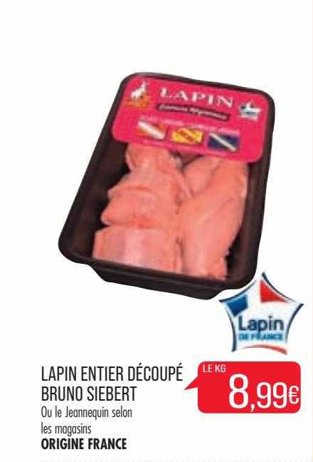 lapin entier découpé bruno siebert