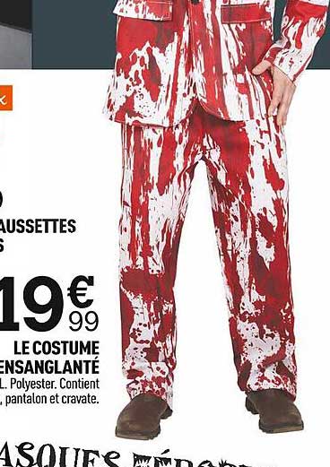 le costume ensanglanté